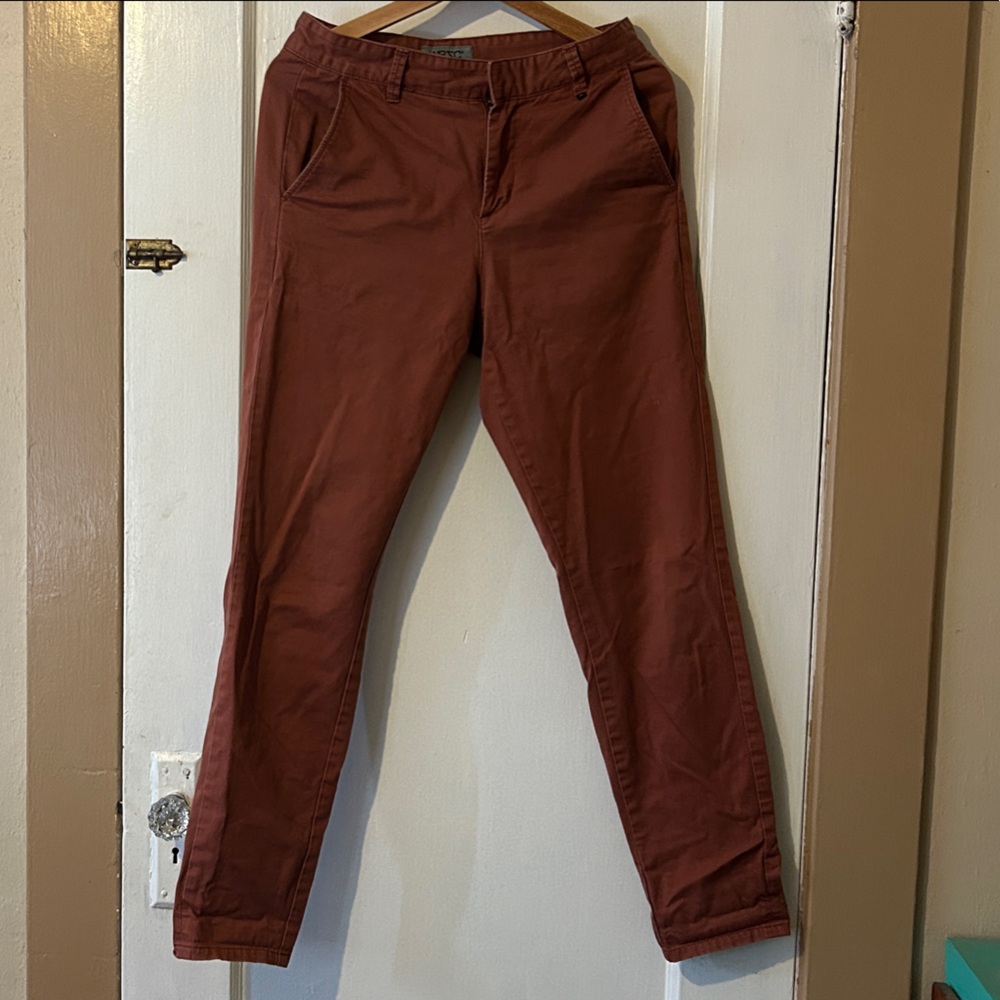 Wesc Men's Lizzy Rust Colored Chinos